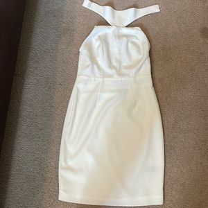 White AQAQ dress